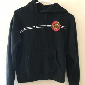 Black Santa Cruz hoodie